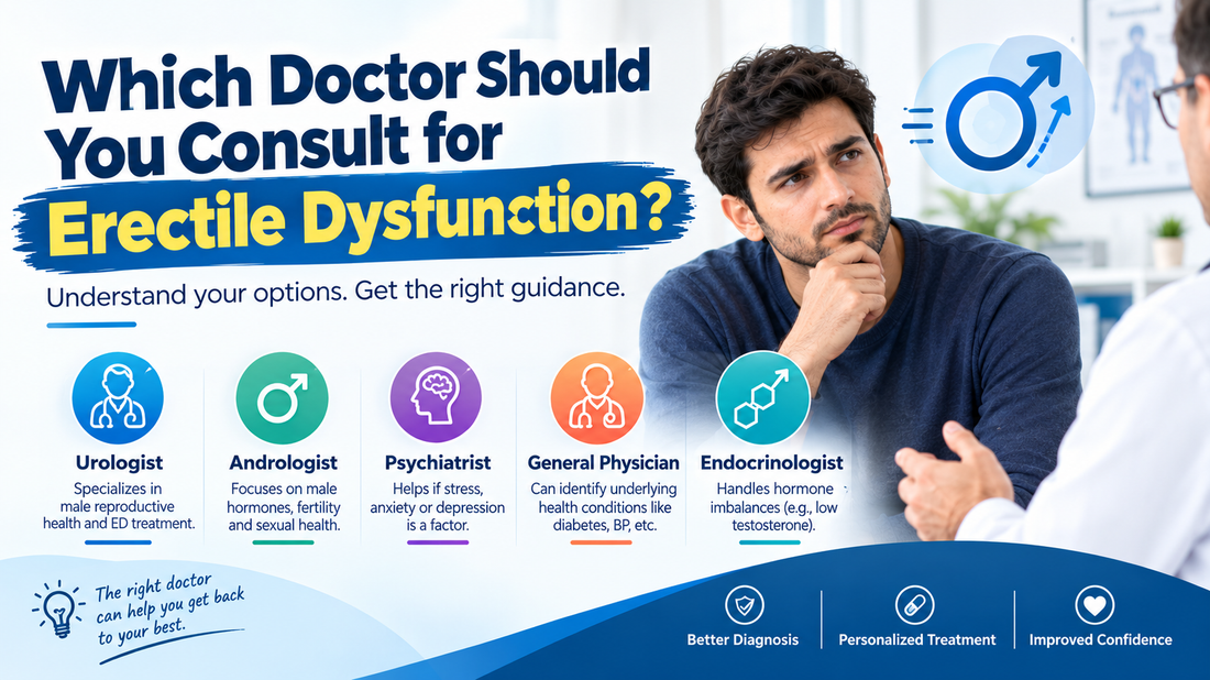 Which Doctor Should You Consult for Erectile Dysfunction?